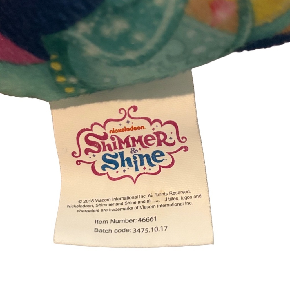 Nickelodeon Shimmer & Shine Magic Travel Neck Pillow – Kids Purple Genie Pillow - Picture 3 of 4